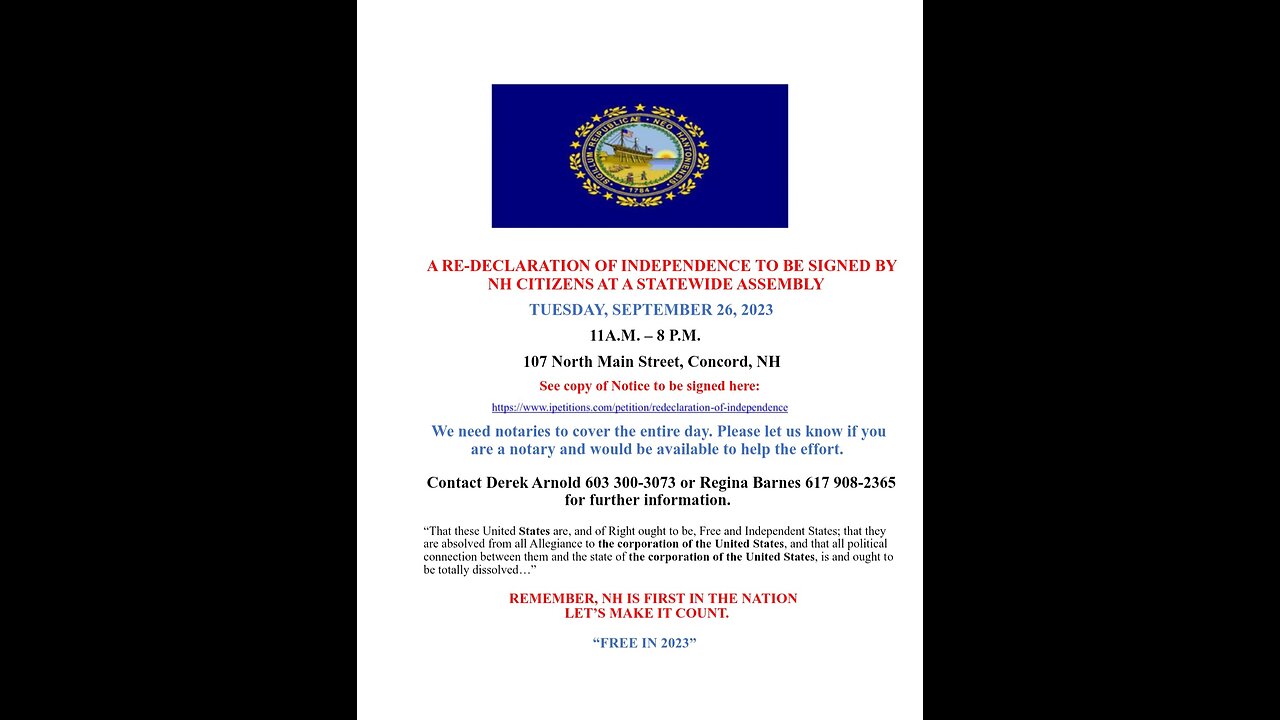 NH rally Ride to Restore the Republic