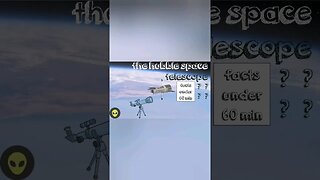 HUBBLE SPACE TELESCOPE🔭#short #shorts #shortvideo #space #hubble #telescope #new#clips #fact #facts