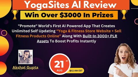 YogaSites AI Review: The World’s First Self-Updating Yoga & Fitness Website Creator App