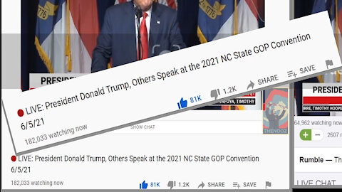 Trump Won!! - YouTube - Rumble - 180k+++ Metrics