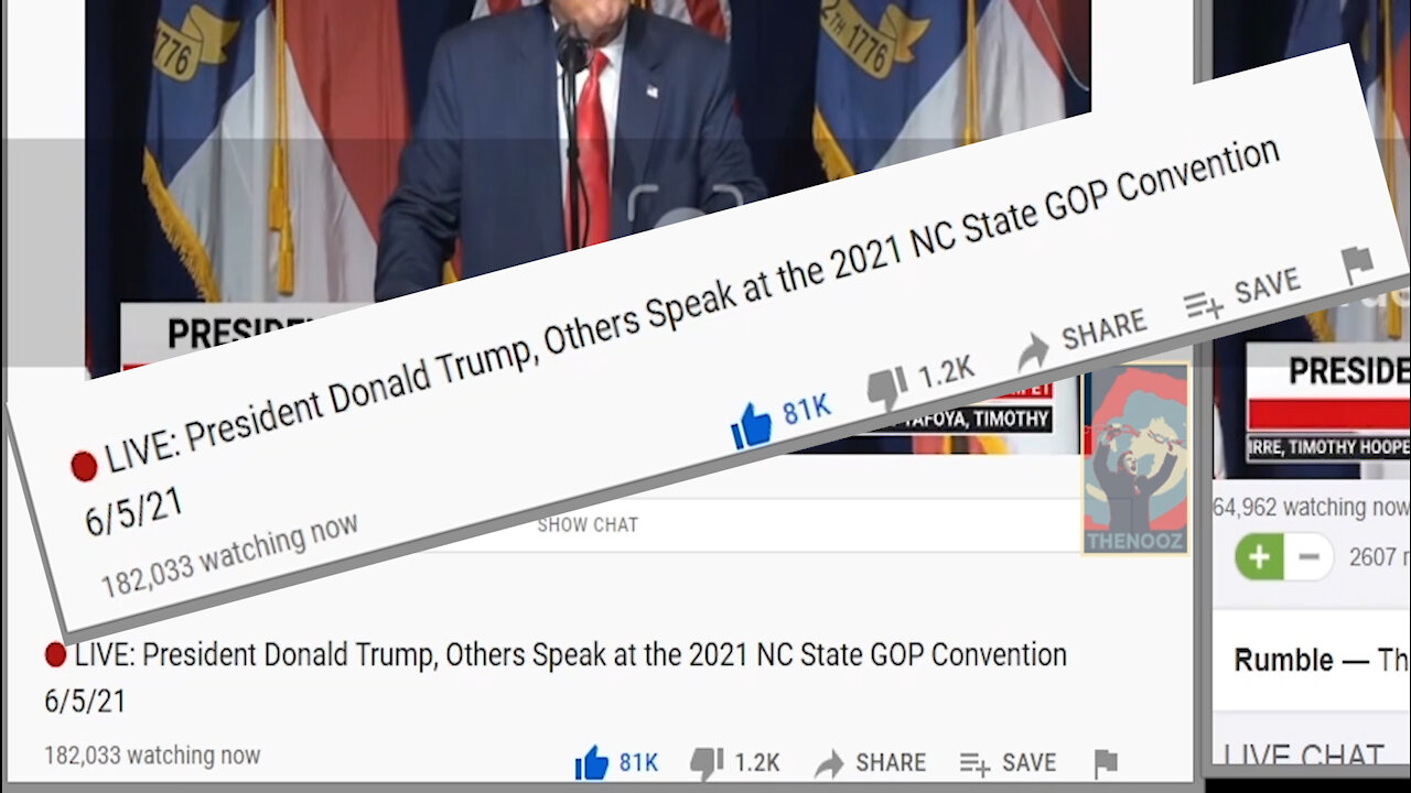 Trump Won!! - YouTube - Rumble - 180k+++ Metrics