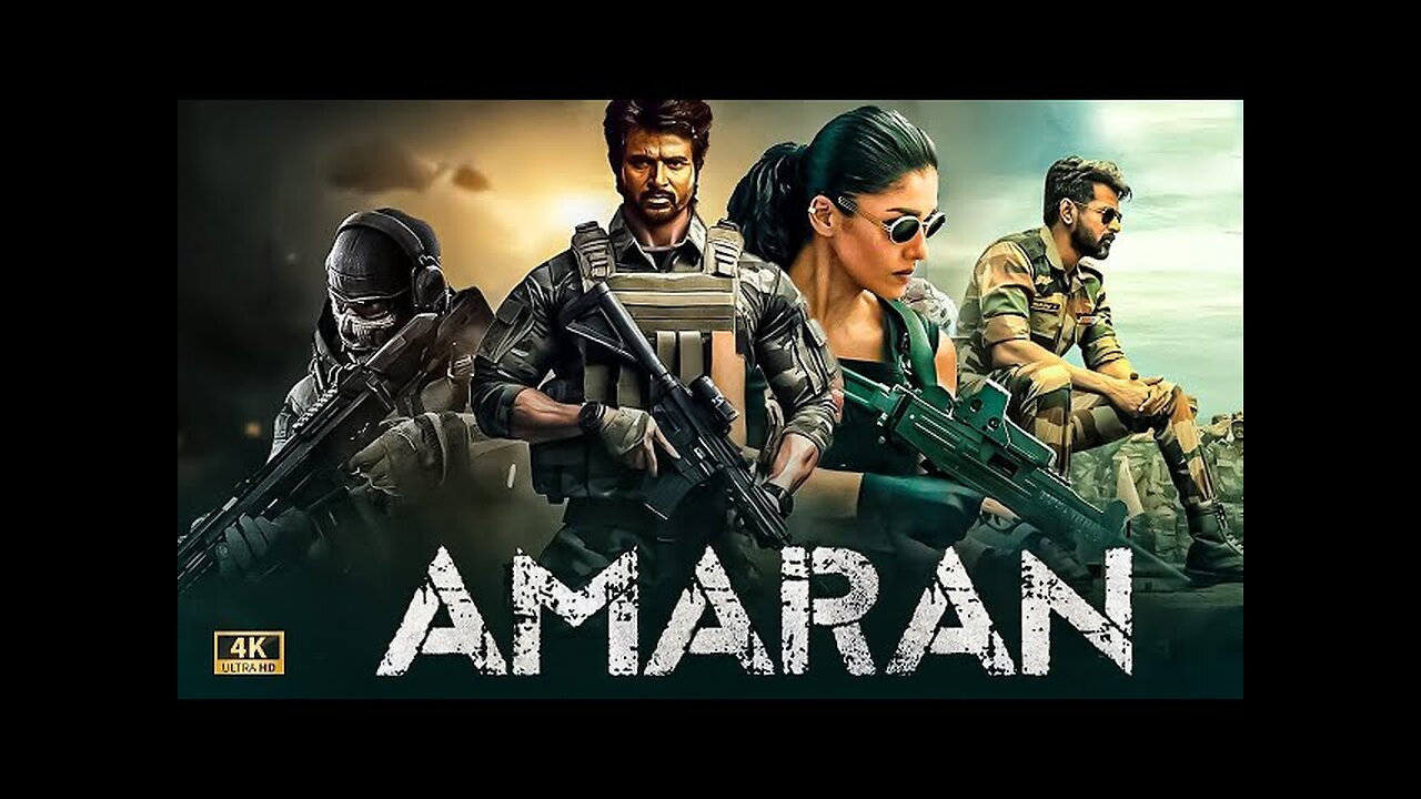 Amaran (Hindi) Full Movie 2024 | Sivakarthikeyan. Sai Pallavi, Nayanthara | #action #hindidubbed