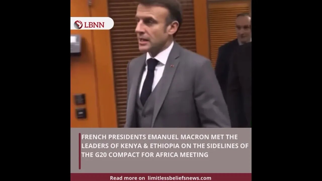 G20 Diplomacy: Emmanuel Macron, William Ruto, Abiy Ahmed- Economic Ties 🌍🤝 #g20 #africannews #fyp