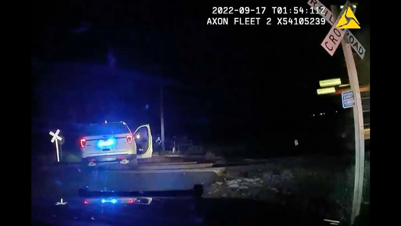 BLOOD ON THE TRACKS: Union Pacific Train Hits Cop Car With Suspect Inside