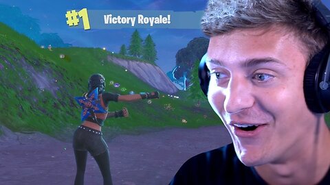 Ninja Got His FIRST WIN In Fortnite OG!