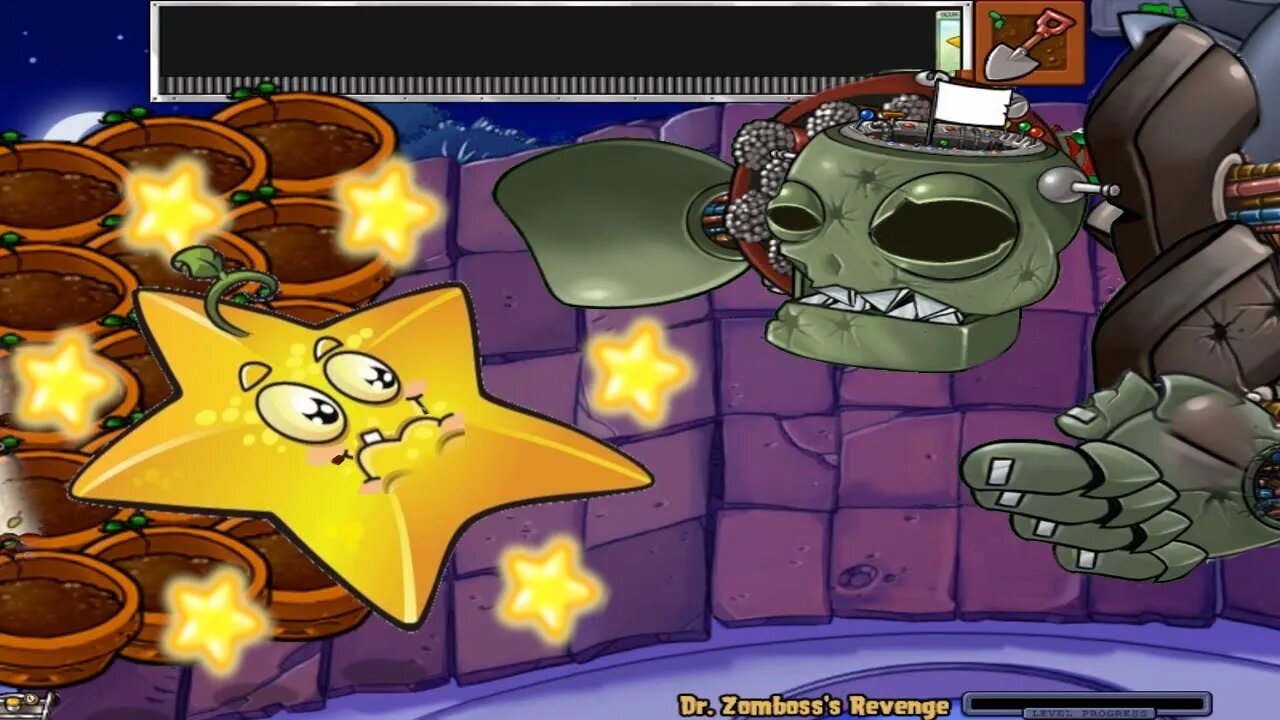 Plants vs Zombies Hack - 1 Starfruit vs Dr. Zomboss | MrongerPvZ