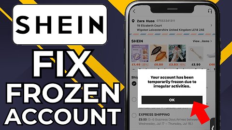 HOW TO FIX SHEIN SUSPENDED ACCOUNT