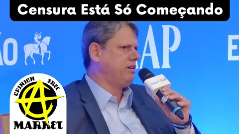 TARCISIO dá TAPA em ESQUERDISTA e SOÇA sugere que CENSURA vai PIORAR