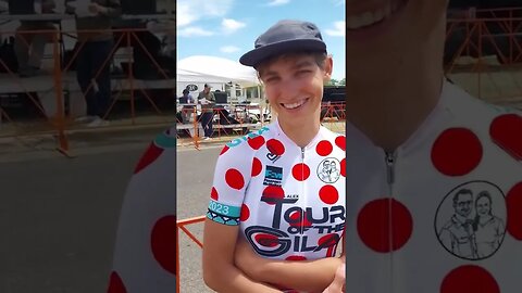 Biological man wins the women’s cycling race and top prize of $35,000.