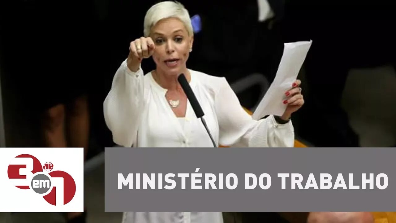 Deputada Cristiane Brasil, do PTB, assumirá o Ministério do Trabalho