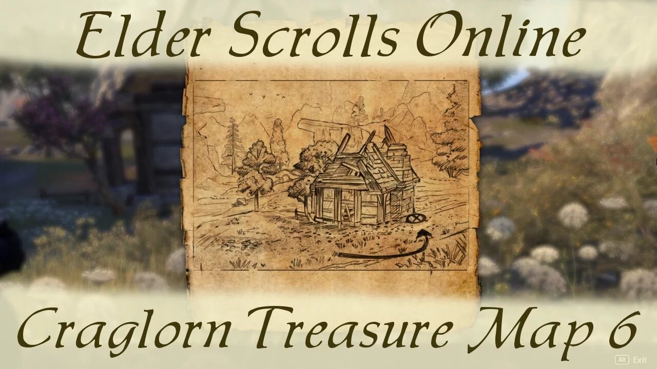 Craglorn Treasure Map 6 [Elder Scrolls Online ESO]