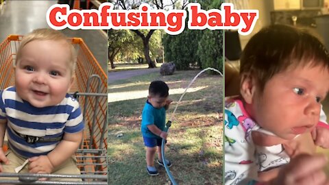 Funny confusing baby cute video tik tok