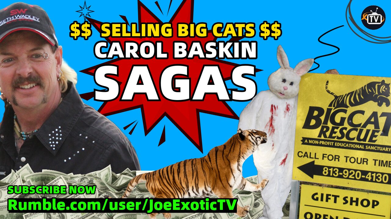 Joe Exotic TV- Tiger King The Carol Baskin Sagas