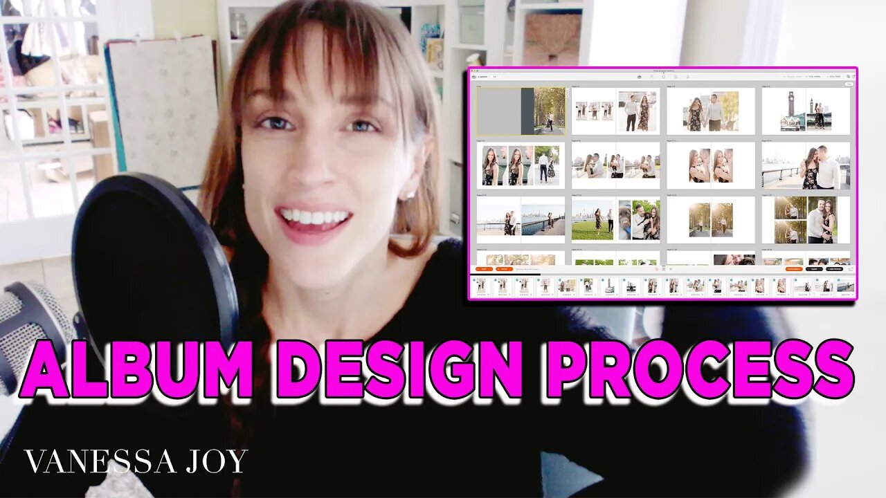 Engagement Album Design Process (Wedding Photography Tutorial)