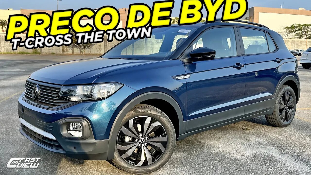 NOVO VOLKSWAGEN T-CROSS THE TOWN 2024 + CARO E MENOS EQUIPADO QUE BYD DOLPHIN É BOA OPÇÃO?