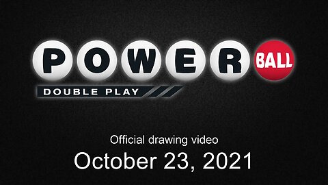 Powerball Double Play drawing for October 23, 2021