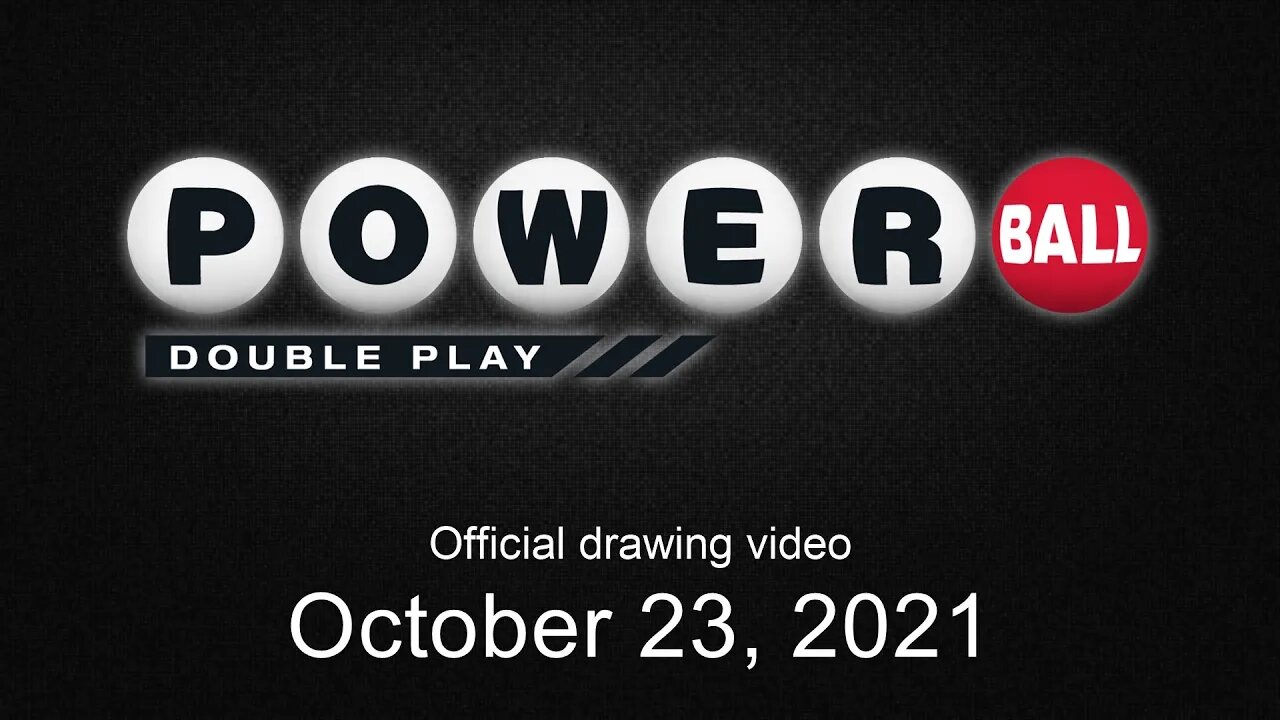 Powerball Double Play drawing for October 23, 2021