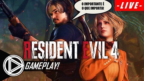 JOGANDO RESIDENT EVIL 4 AO VIVO! #GAMEPLAY no #HORAPLAY