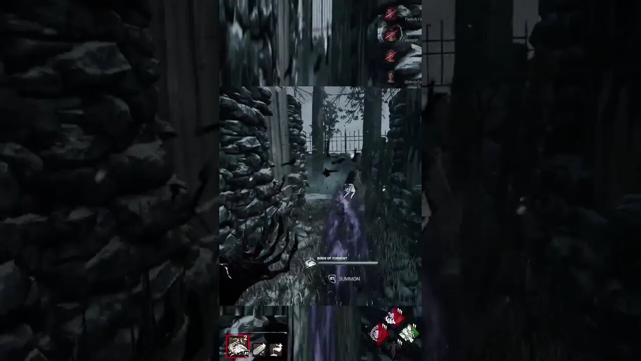 Clever ARTIST play with Crows #dbdshorts #dbd #deadbydaylightfunnymoments #dbdsurvivor