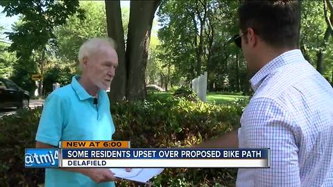 Neighbors upset over bike path in Delafield