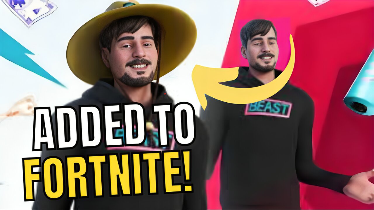 THEY ADDED MRBEAST TO FORTNITE!!!