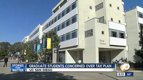 UCSD graduate students concerned over tax plan