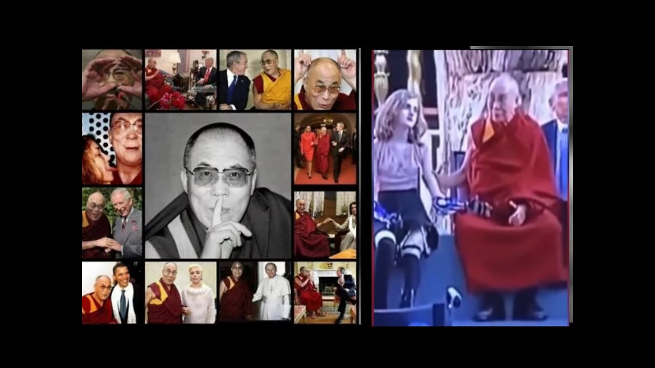 Pedophile Dalai Lama Sick Satanic Dark Truths Behind the Peaceful Facade!