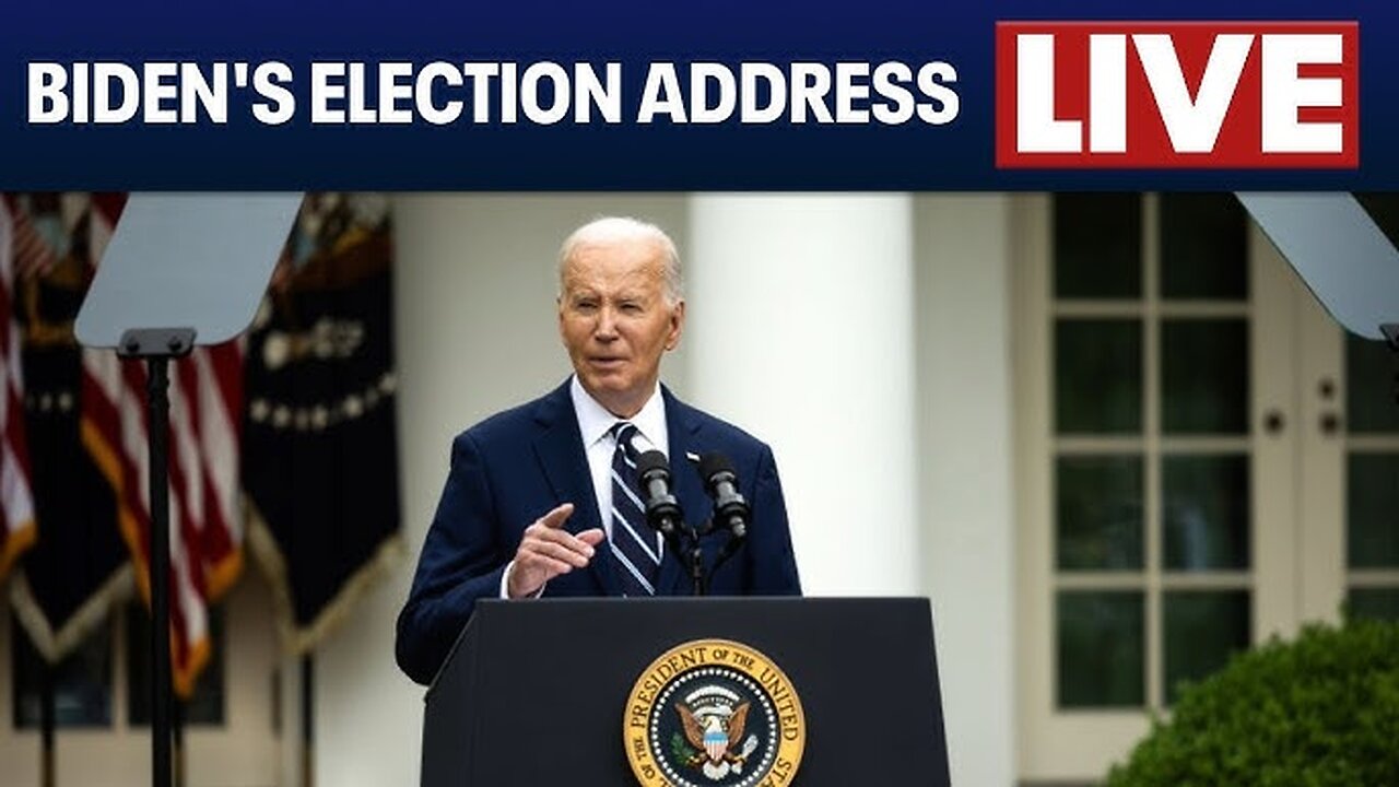 Biden addresses the nation to discuss Trump election win