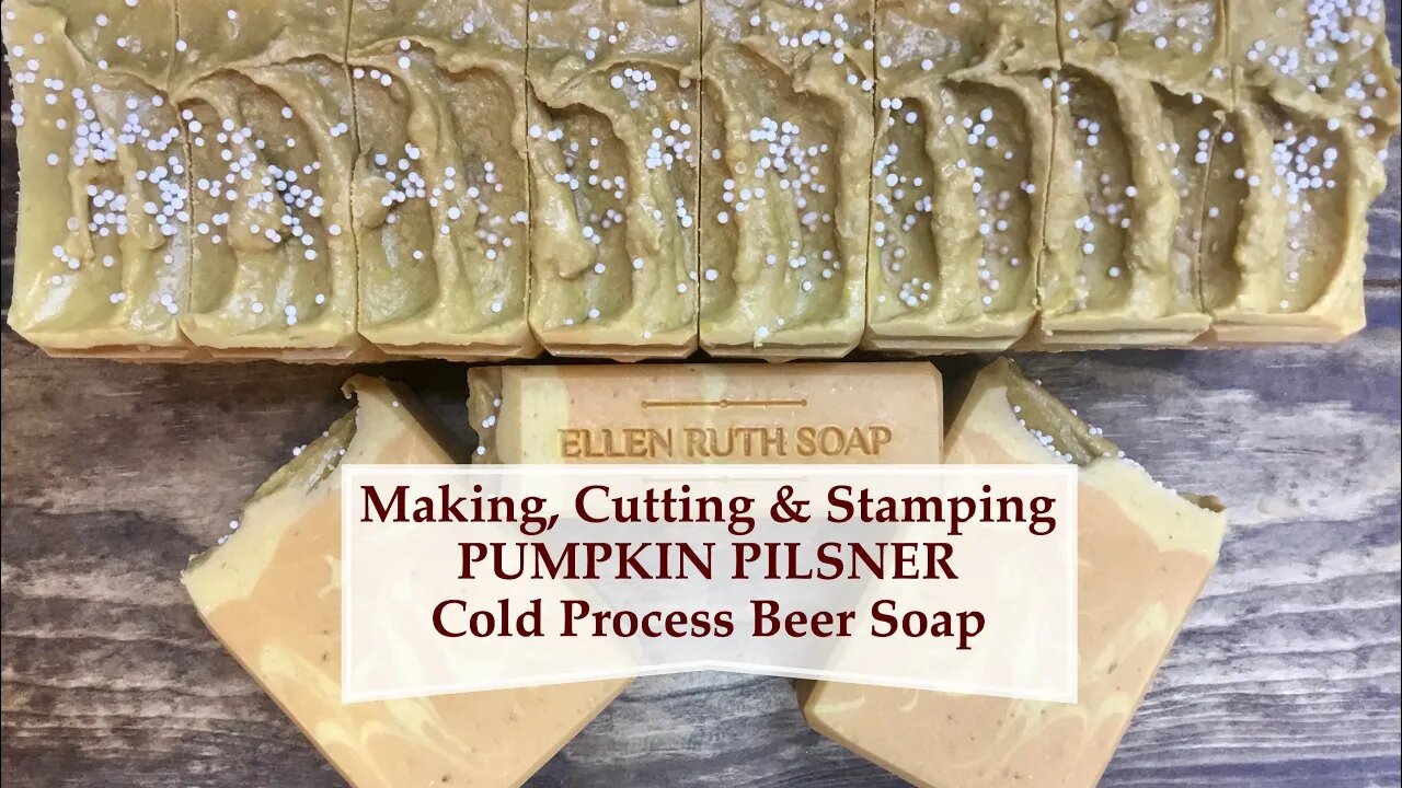 How to make Pumpkin Pilsner Beer🍻 Soap, Autumn vibes | Ellen Ruth Soap