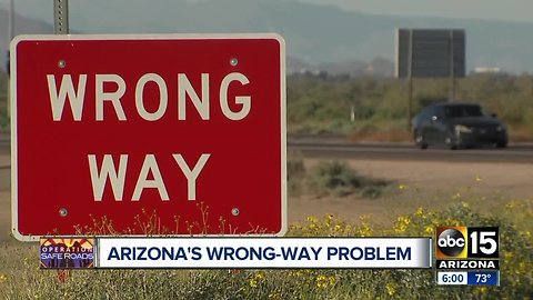 With crash on I-10 near Queen Creek Road Sunday, Arizona has had 52 wrong-way incidents in 2018