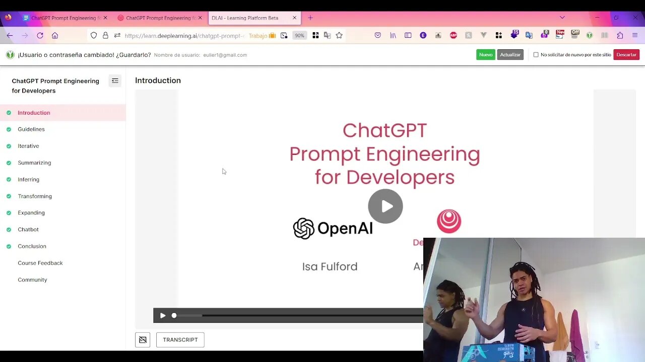 ChatGPT Prompt Engineering for Developers - Course Review pt 2