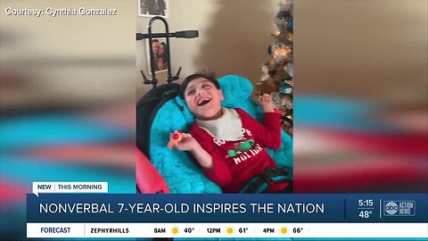 Palmetto boy with cerebral palsy gets national love for his spirit and million-dollar-smile