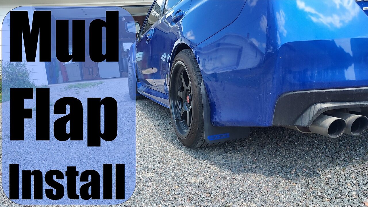 WRX Rek Gen Mud Flap Installation