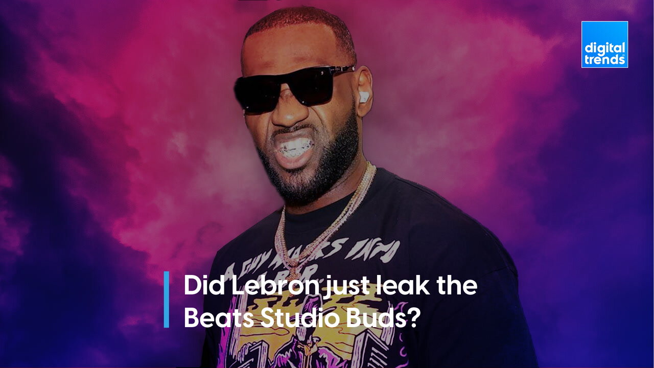 Did Lebron just leak the Beats Studio Buds