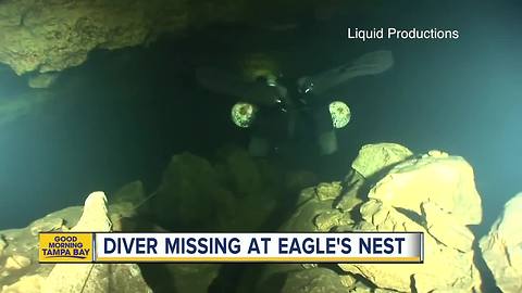 Diver fails to resurface at Eagle's Nest