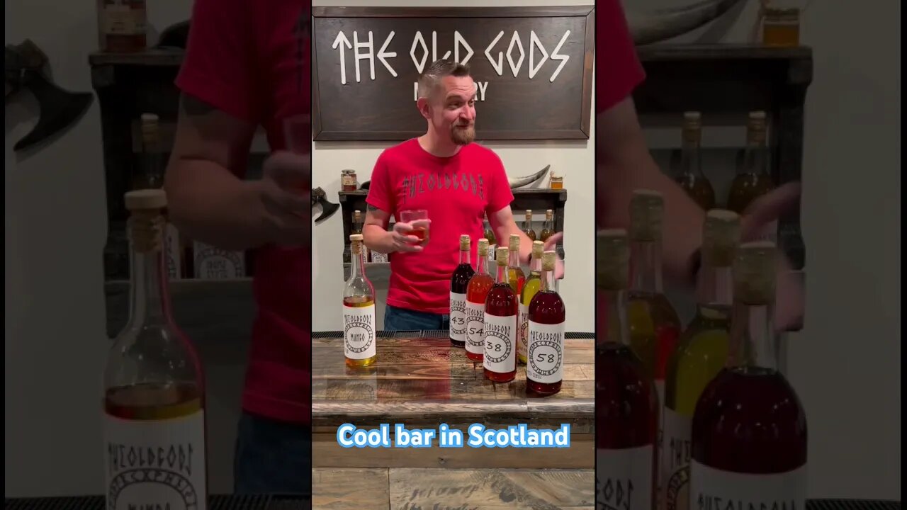 Cool bar in Scotland! Scotland inspired MEAD coming Saturday! #mead #honeywine #scotland