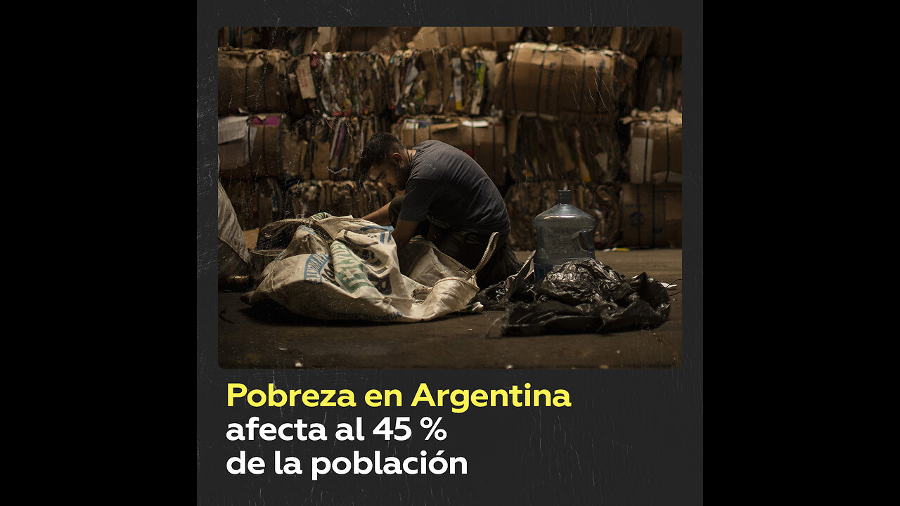 La pobreza en Argentina se acerca al 45 % y afecta a 17,5 millones de personas