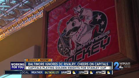 As The Washington Capitals fight for Stanley Cup, Baltimore pulls for them