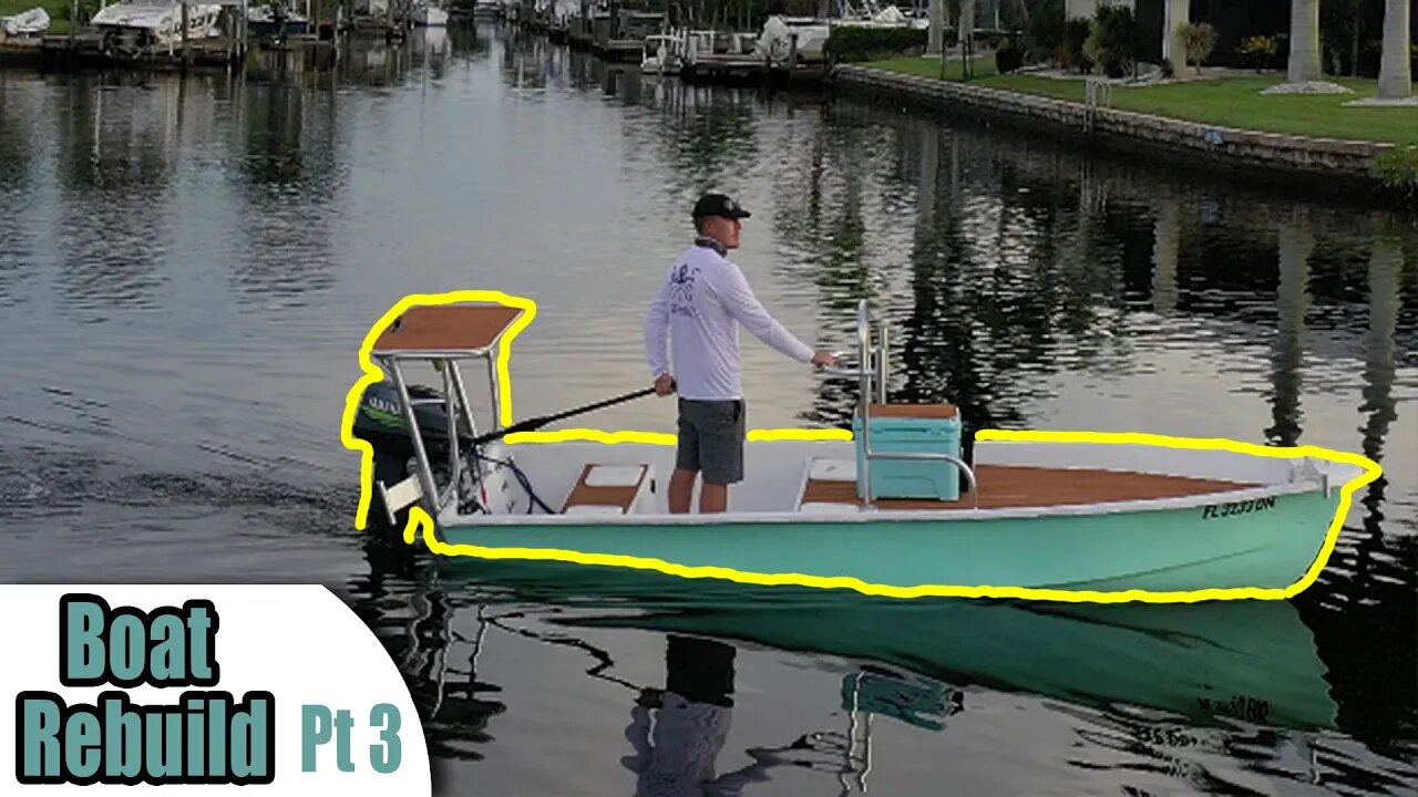 BACKYARD FIBERGLASS BOAT BUILDING | Part 3