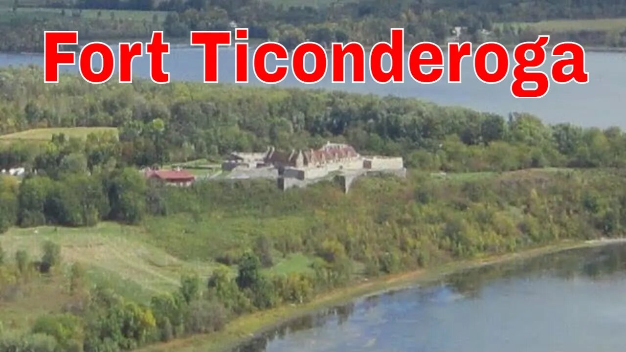 Fort Ticonderoga In Ticonderoga New York On Lake Champlain