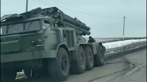 Ukraine War - Russian Vehicles Broken Down Near Bolgorod