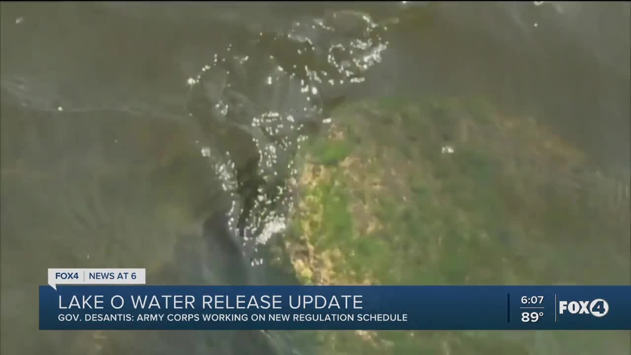 Governor DeSantis visits Fort Myers to discuss Lake O discharges