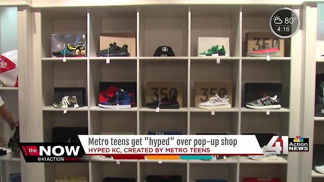 Metro teens draw hundreds of people to pop-up shop