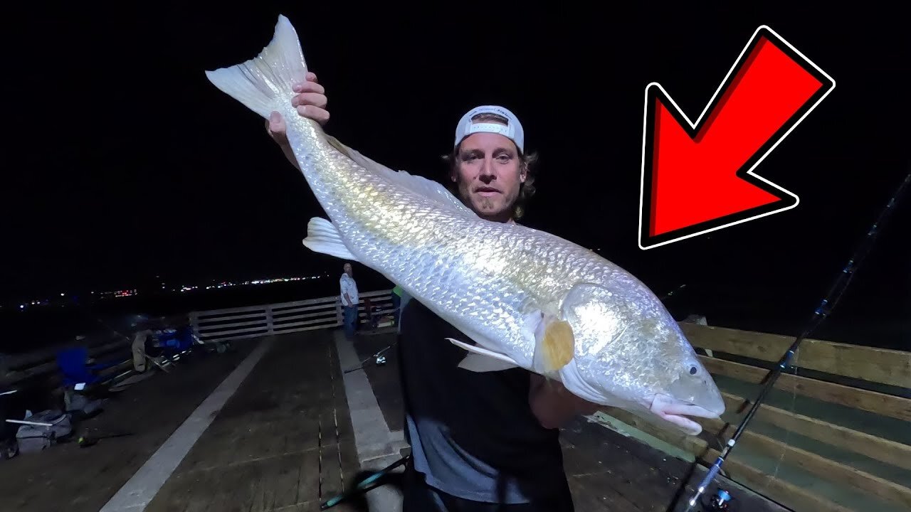 Fishing The Galveston Fishing Pier During the Bull Red Run |So Many Big Fish