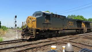 CSX Grain Train from Marion, Ohio