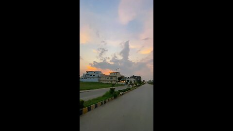 Faisal Town Islamabad Beautiful Evening Time View #faisaltown #faisaltownislamabad #islamabad