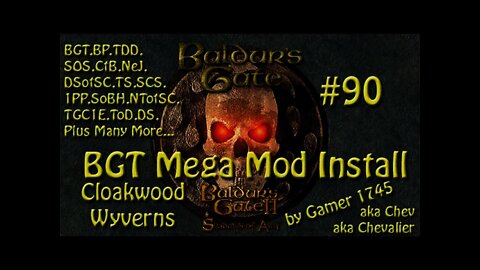 Let's Play Baldur's Gate Trilogy Mega Mod Part 90 - Cloakwood Wyverns