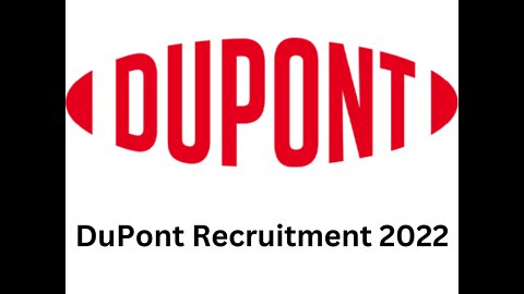 DuPont Recruitment 2022|Private Jobs 2022|53 Jobs| Online Application
