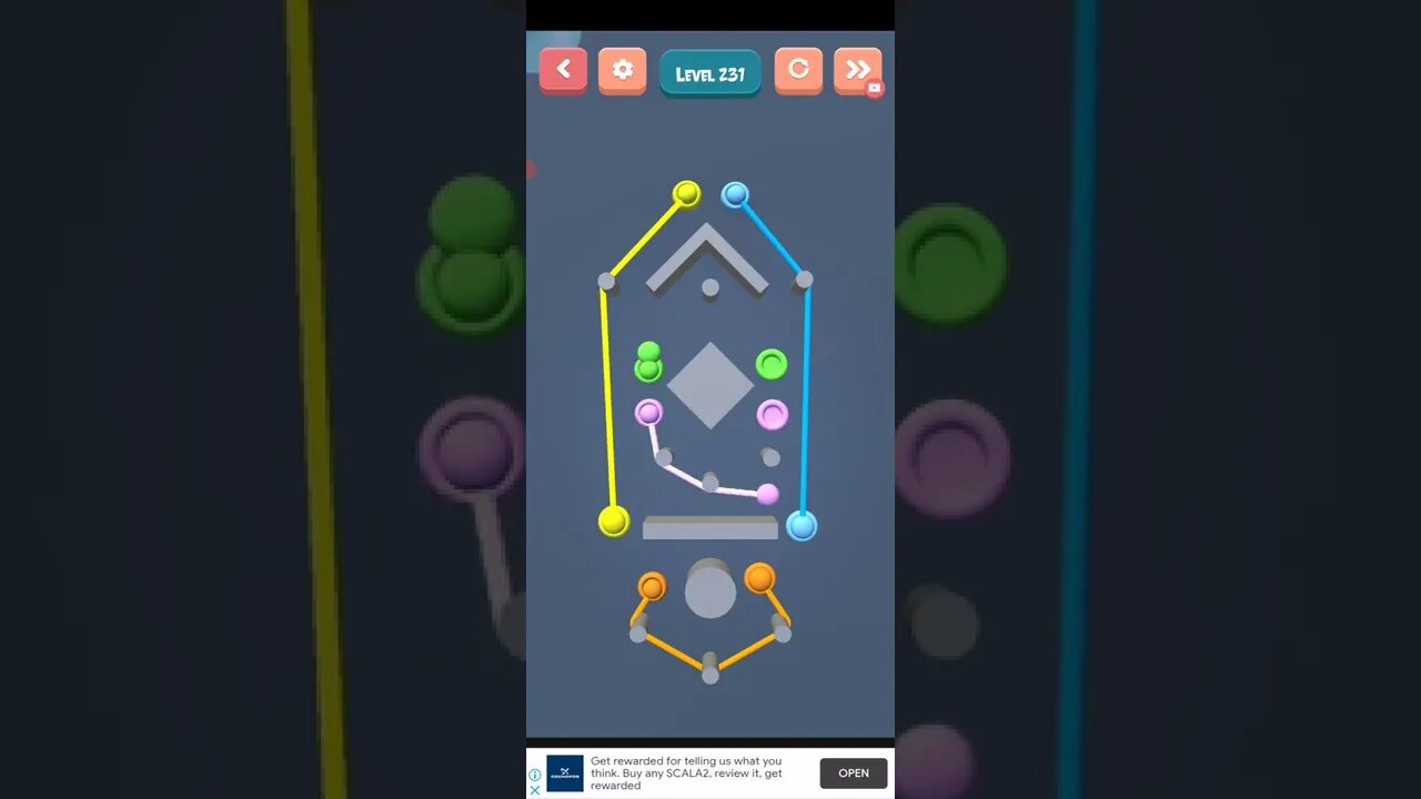 Color Rope Puzzle - Level 231