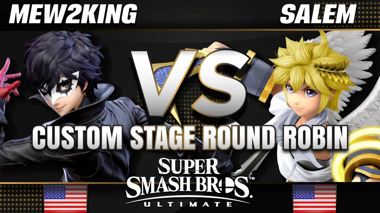 FOX | Mew2king (Bowser/Joker/Incineroar) vs. Salem (Pit) - Custom Stage Round-Robin